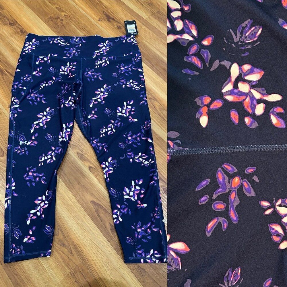 NWT Under  Armour woman’s 3x High Rise Ankle Leggings Stretch  $55